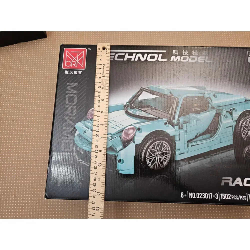 Building Block 918 Racing Race Car Green Brick Thecnol Model 1502 Pcs / 023017
